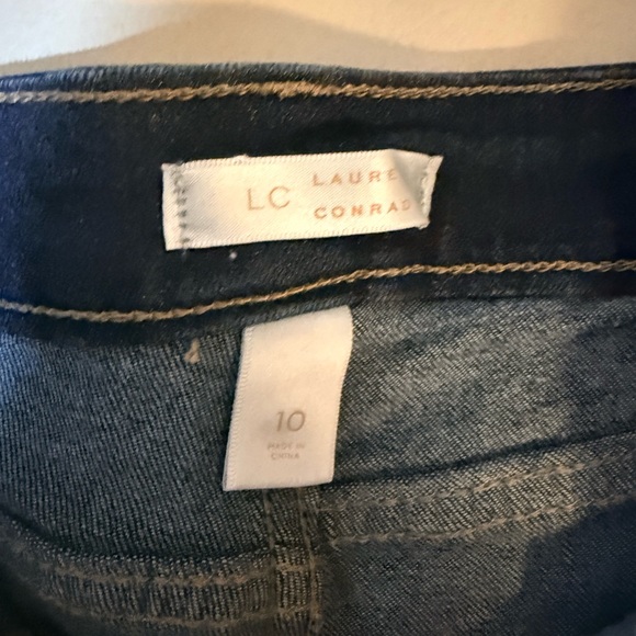 LC Lauren Conrad Dark Blue Jean Shorts - Picture 2 of 2